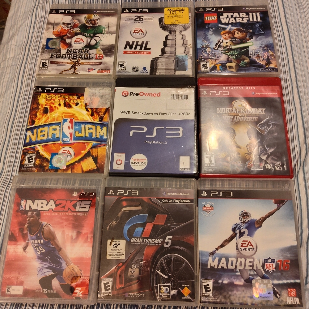 PS3 Game Bundle (10 Games)